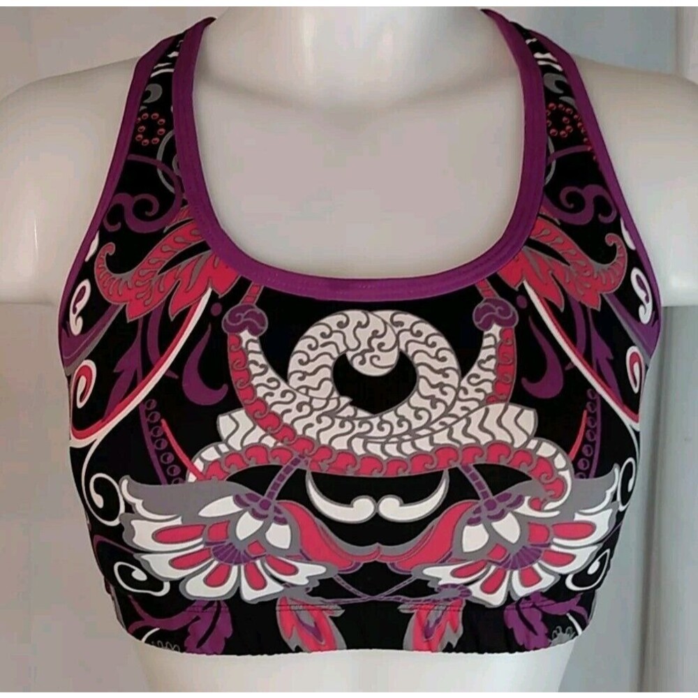 Athleta Women's Floral Sportswear Athletic Bra Top Size Small‎